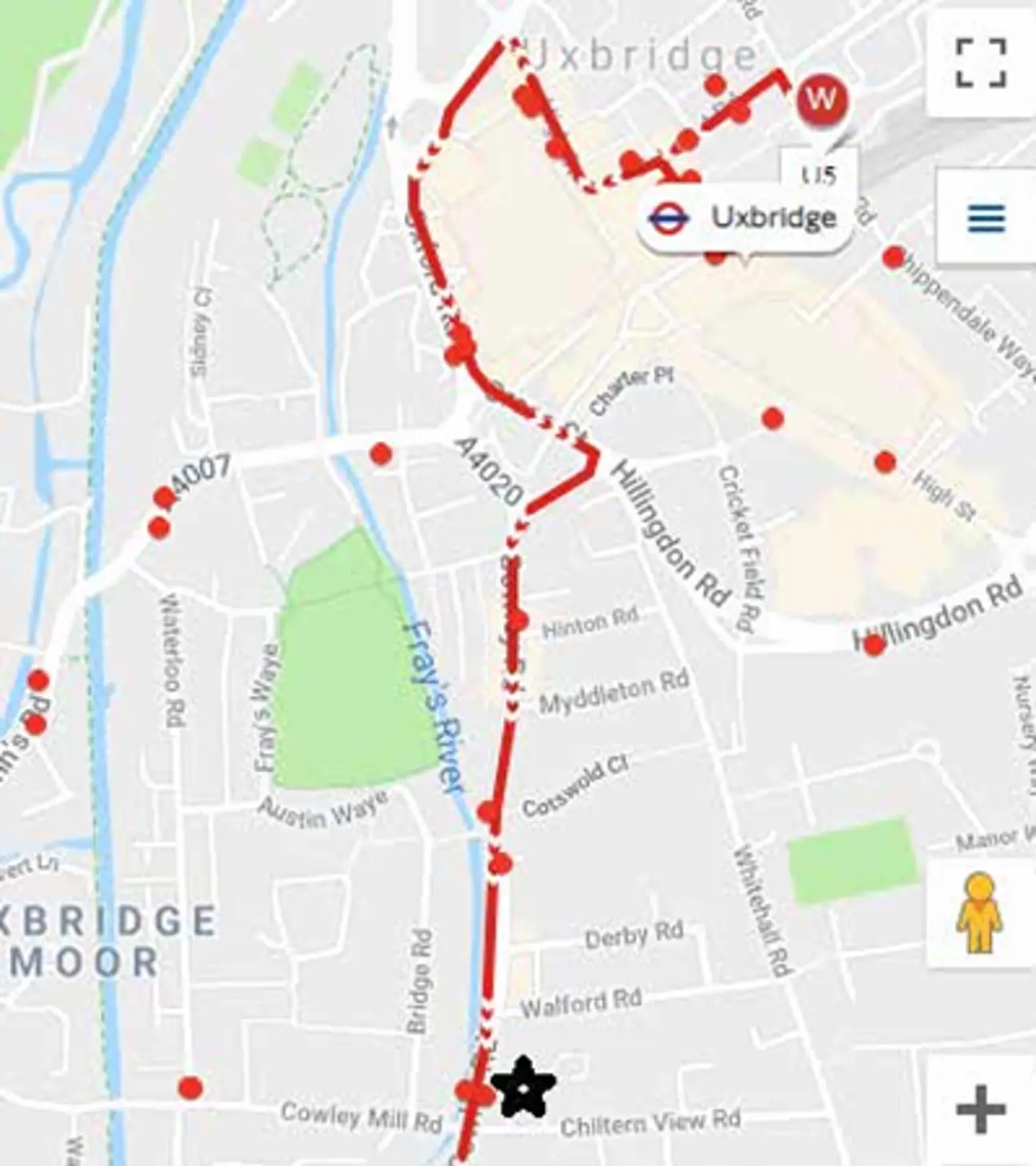 Bus Route 1 Map